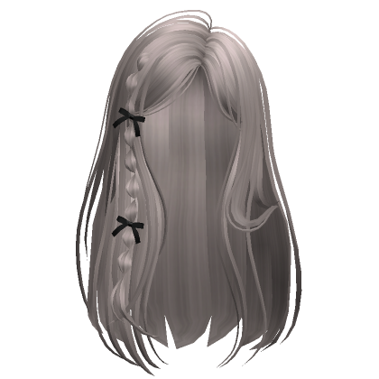 Front Hair Extensions (White) - Roblox
