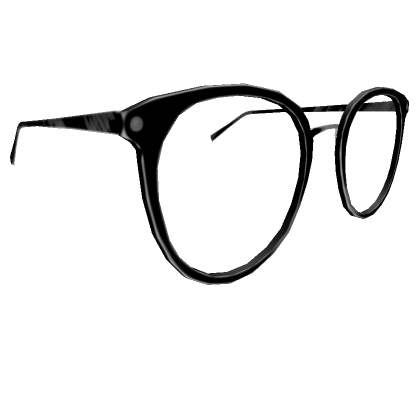 Roblox Item Super Trendy Cat-Eye Glasses (Black)