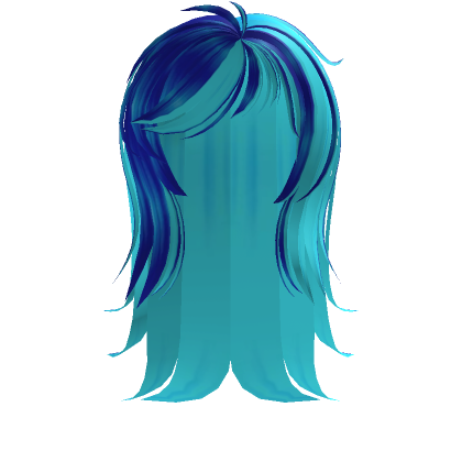 Blue Scene Hair, Roblox Wiki