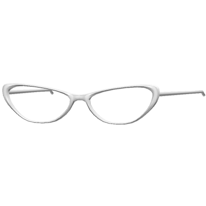 Cat Eye Glasses White | Roblox Item - Rolimon's
