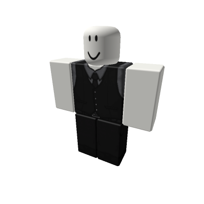 Grey Suit w Black Vest Roblox