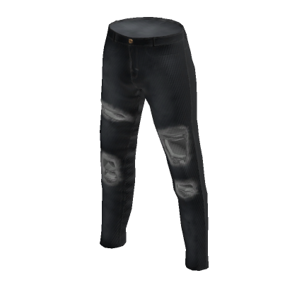 Black Denim Ripped Jeans's Code & Price - RblxTrade