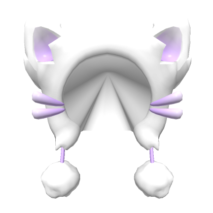 Fluffy Cat Hood Purple  Roblox Item - Rolimon's