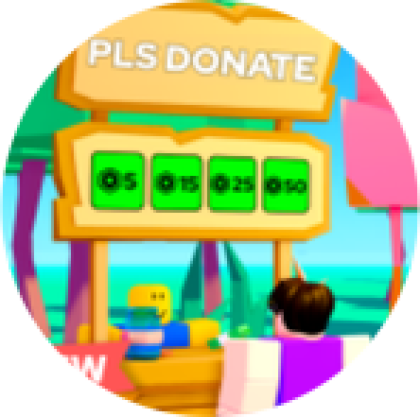 roblox pls donate button link
