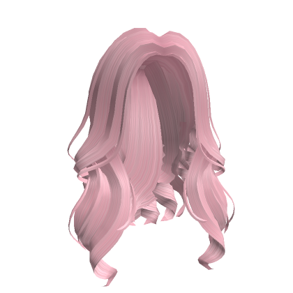Roblox Item Popular California Girl Curly Hair in Pink