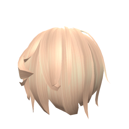 Roblox Item Messy Anime Cut in Blonde