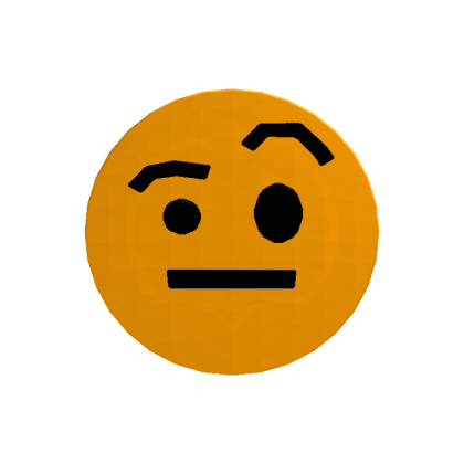 Face With Raised Eyebrow Emoji Head - Roblox