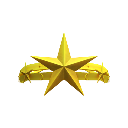 Roblox Item Gold Star Crown