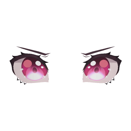 Pink Anime Eyes 01 - Anger