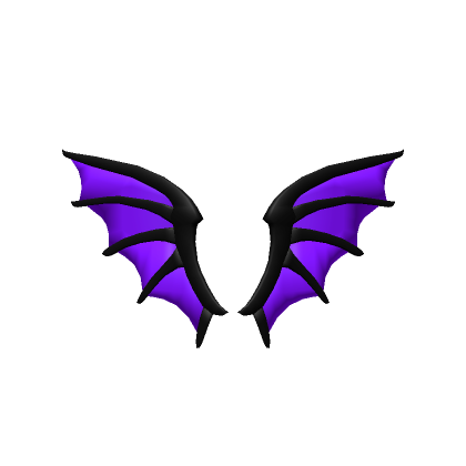 Roblox Item Giant Amethyst Purple Dragon Wings