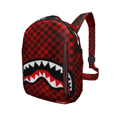 Sprayground Scream Shark Backpack in Red for Men