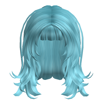 Grunge Y2K Wolfcut Messy Hair Blue's Code & Price - RblxTrade