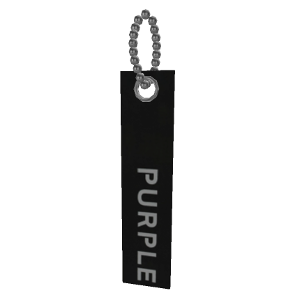 Black Purple Brand Tag's Code & Price - RblxTrade