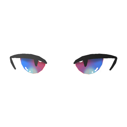 Yeux d'anime qui changent de couleur: rouge à bleu - Roblox