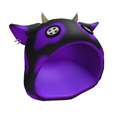Cow Hood Button Eyes (Purple) | Roblox Item - Rolimon's