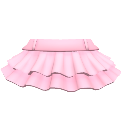 Chibi Doll Mini Skirt 🎀 Pink / Ruffled Layered | Roblox Item - Rolimon's