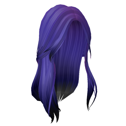 Roblox Item Aesthetic Purple Ombre Long Hair