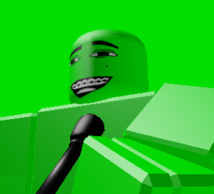 Green Screen Man sings his theme song - Roblox