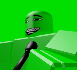 Roblox characters with green screen