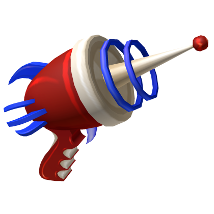 Red Retro Robot Ray Gun