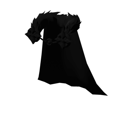 Black Fur Cape | Roblox Item - Rolimon's