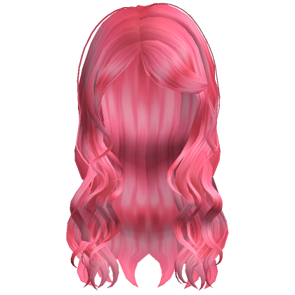 Roblox Item Wet n' Wavy Mermaid Hair in Hot Pink