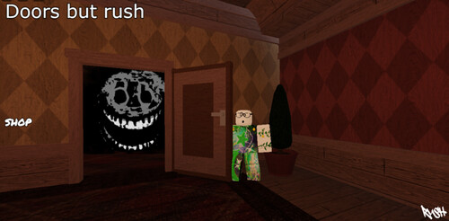 New Hard Mode] Doors But Rush - Roblox