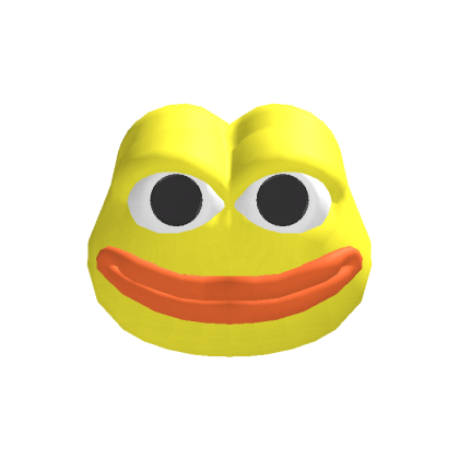 Blue Frog Meme Head - Roblox