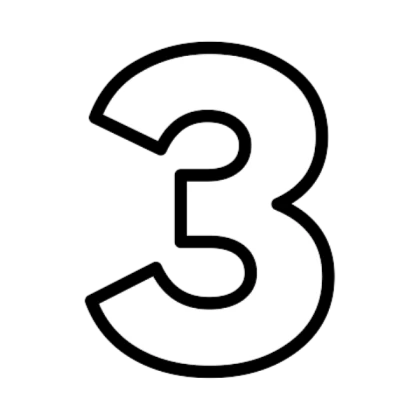 Number 3 (Tabular)
