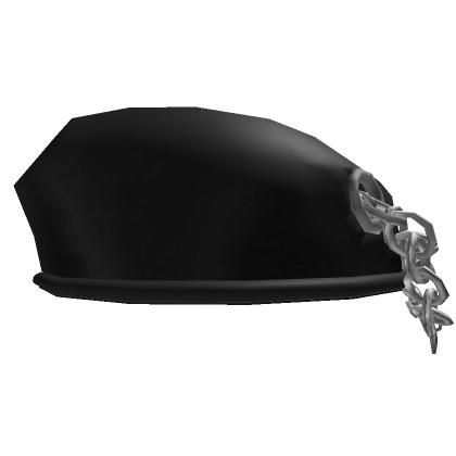 Black Emo Chain Beret's Code & Price - RblxTrade