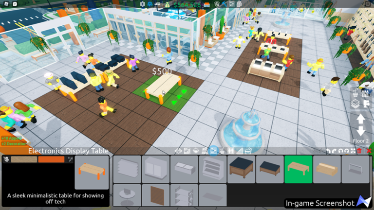 decor in retail tycoon 2