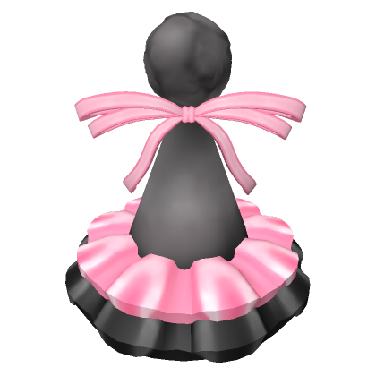 Roblox Item Pretty Party Hat - Black and Pink