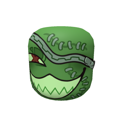 Green Zombie Cat 3D Head | Roblox Item - Rolimon's