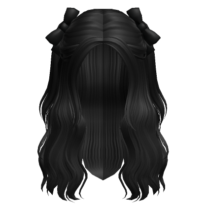Preppy Girl Hair (Black) | Roblox Item - Rolimon's