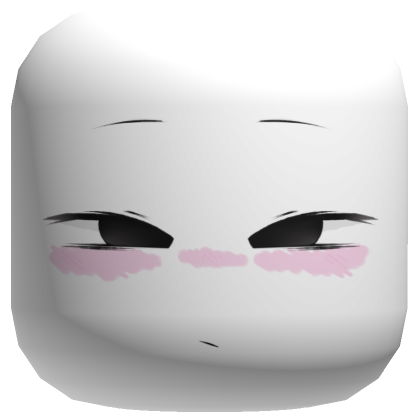 Pouting Anime Face [White]'s Code & Price - RblxTrade