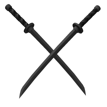 Dual Black Katana | Roblox Item - Rolimon's