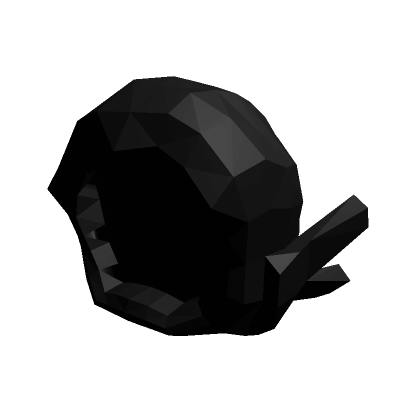 Roblox Item Black crystal hood