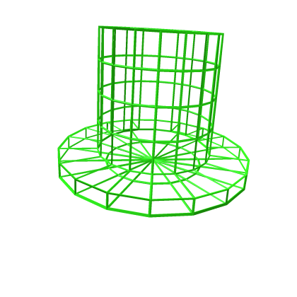 Roblox Item Wireframe Top Hat