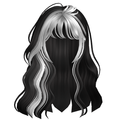 Long Wavy Black Hair - Roblox