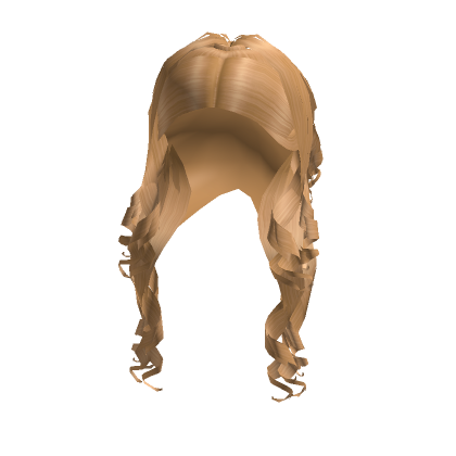 Golden Hour Half Up Curls Extension's Code & Price - RblxTrade