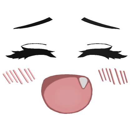Roblox Item 🥰 Cute Eyes Snaggle Tooth Face (3D) 🥰