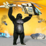 gorila aplastar ciudad ataque prision escapa juego