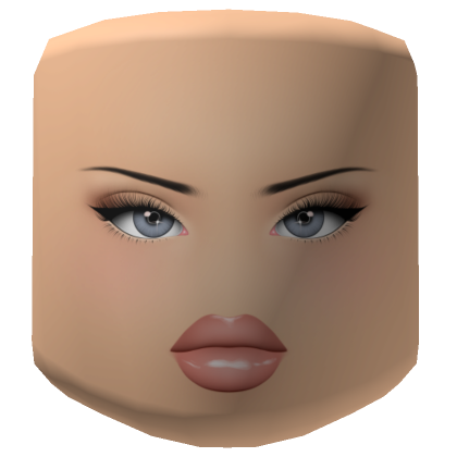 Brown MakeUp Girl Face  Roblox Item - Rolimon's