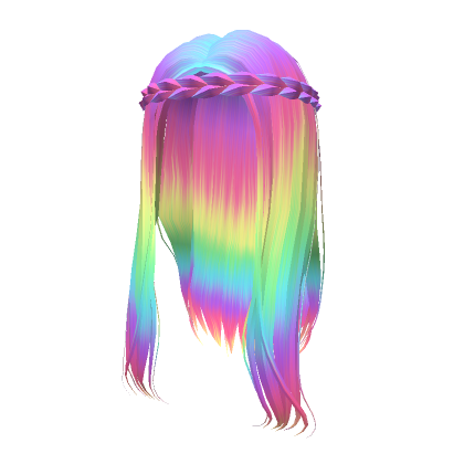 Boho Chic Hair - Rainbow | Roblox Item - Rolimon's
