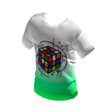 T-shirt Rubik's Cube  Roblox Item - Rolimon's