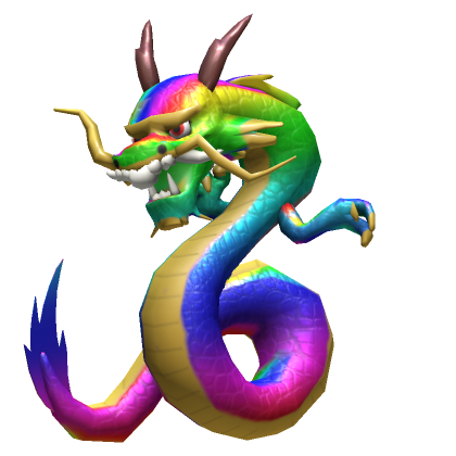 Roblox Item rainbow dragon