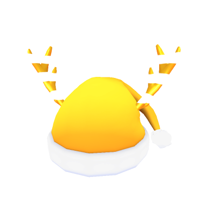 Yellow shop christmas hat
