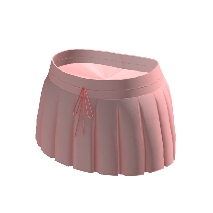 Pink pleated 2025 skirt roblox