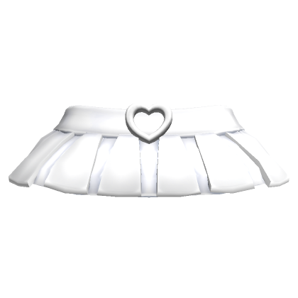 White bow hotsell tutu skirt roblox