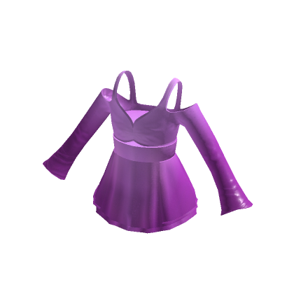 Roblox Item Dress purple